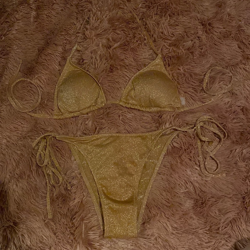 Gold bikini